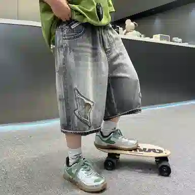 泰迪珍藏 亲肤休闲潮流个性短裤 儿童款