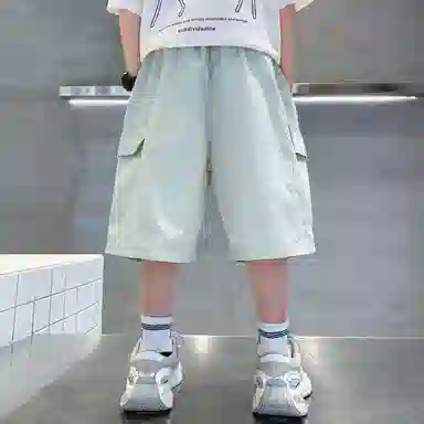 泰迪珍藏 简约透气个性五分短裤 儿童款