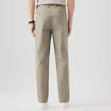 红豆 凉感棉质挺括舒适轻薄长裤西裤休闲裤 男款