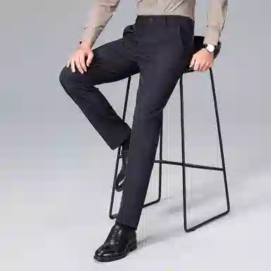 红豆 加厚保暖商务西裤通勤百搭小脚休闲裤 男款