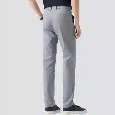 红豆 宽松直筒纯色舒适休闲裤 男款