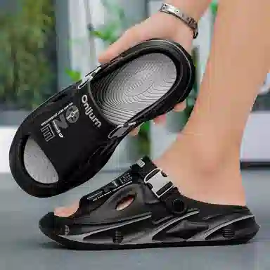 南极人 软底时尚踩屎感运动户外 沙滩凉鞋 男女同款