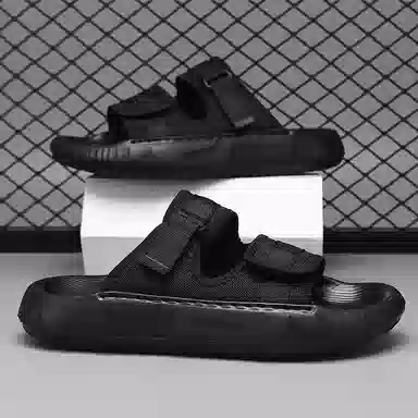 南极人 时尚百搭舒适日常潮流外穿通勤踩屎感软底一字拖鞋 男款