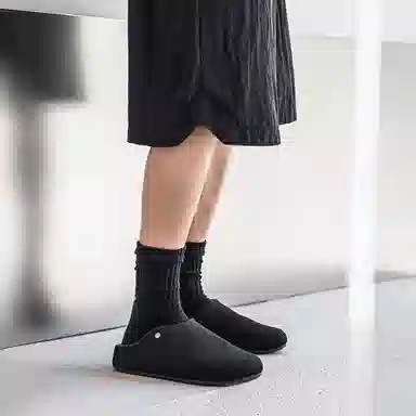 南极人 勃肯复古轻奢高级感软底舒适通勤 橡胶底 静音防磨包头拖鞋 男款