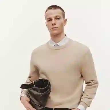 Semir Basic Cashmere Crewneck Sweater