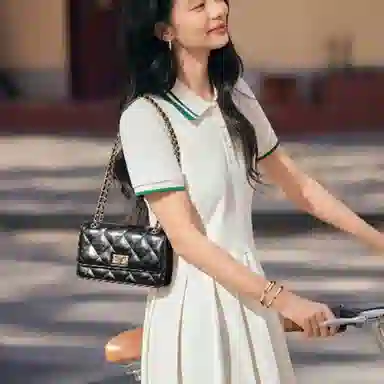 Semir Crossbody Bag Black/Pink