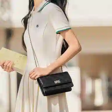 Semir Crossbody Bag Black/Pink