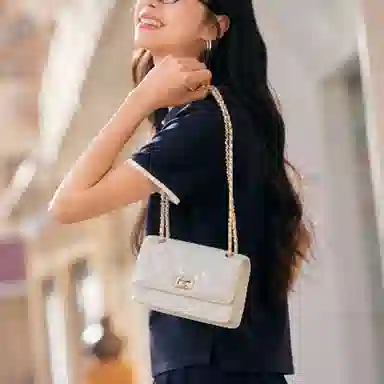 Semir Crossbody Bag Black/Pink