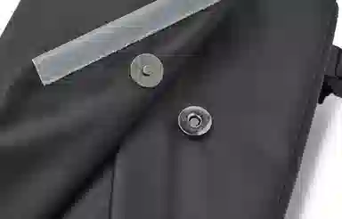森马 户外运动骑行 织物 胸包 小号 男女同款情侣款 黑色