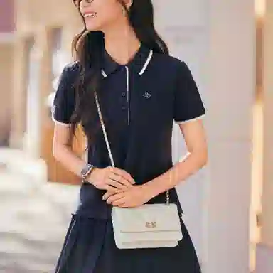 Semir Crossbody Bag Black/Pink