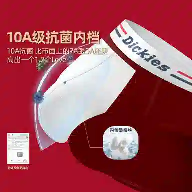 Dickies 10A Antibacterial Cotton Boxer Briefs Set