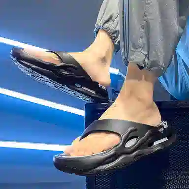 南极人 户外时尚潮流百搭运动 防滑人字拖鞋 男女同款