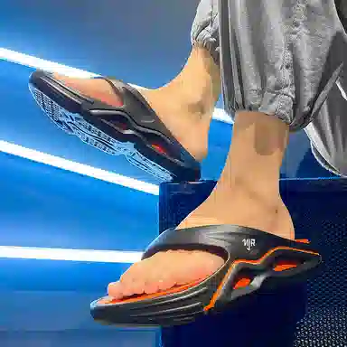 南极人 舒适简约厚底人字拖鞋 男款