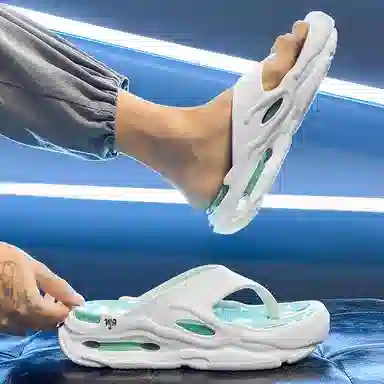 南极人 户外时尚潮流百搭运动 防滑人字拖鞋 男女同款