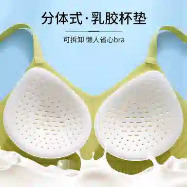 棉基因 轻薄无痕大胸吸汗透气不闷热文胸 女款