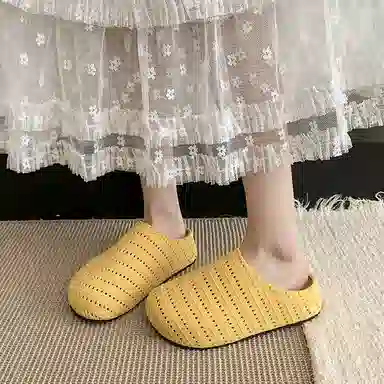 CHERRY&KALIKA Thick Sole Slide Sandals