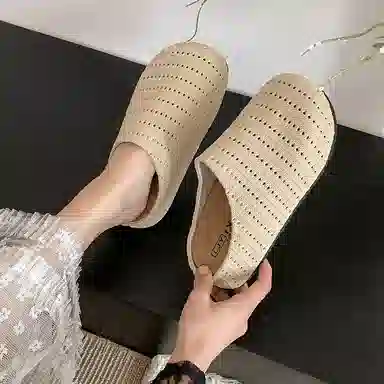 CHERRY&KALIKA Thick Sole Slide Sandals