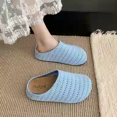 CHERRY&KALIKA Thick Sole Slide Sandals