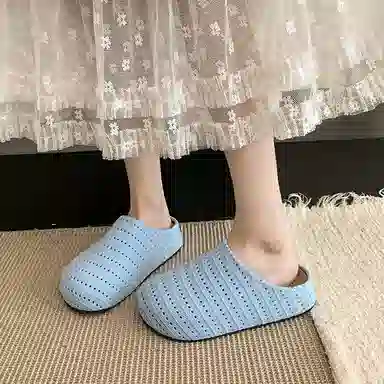 CHERRY&KALIKA Thick Sole Slide Sandals