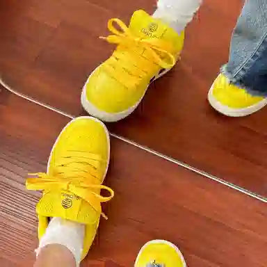 CHERRY&KALIKA Vintage Sneakers Electric Yellow