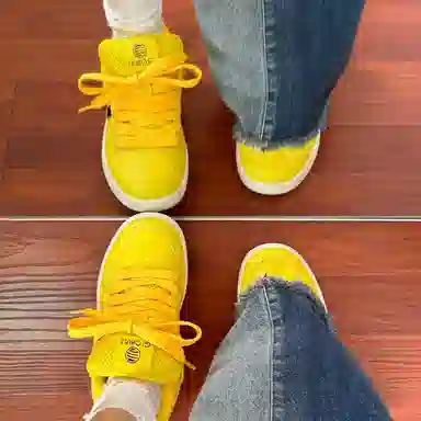 CHERRY&KALIKA Vintage Sneakers Electric Yellow