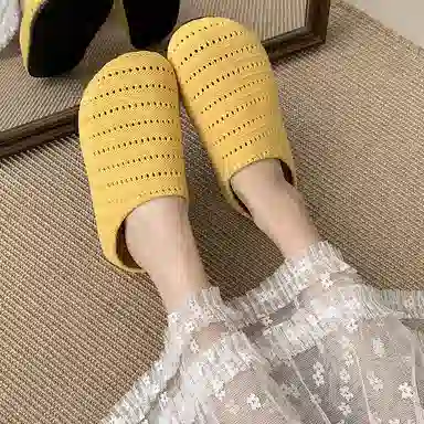 CHERRY&KALIKA Thick Sole Slide Sandals