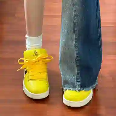 CHERRY&KALIKA Vintage Sneakers Electric Yellow