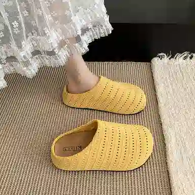 CHERRY&KALIKA Thick Sole Slide Sandals