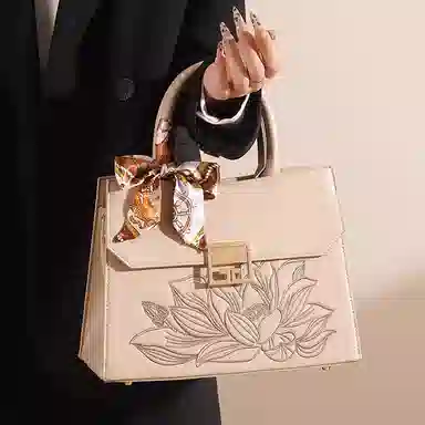 老人头 新中式国风时尚潮流 合成革 单肩斜挎手提包 常规 女款 多色