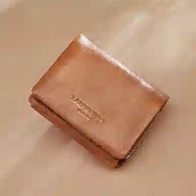 老人头 复古简约多卡位多功能轻便便携 头层牛皮 钱包 常规 男女同款情侣款 棕色