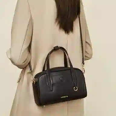 老人头 复古时尚高级设计感日常通勤 牛皮 单肩斜挎手提包 女款 多色