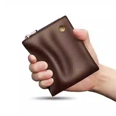 老人头 商务简约时尚百搭便携 头层牛皮 钱包 男款 多色