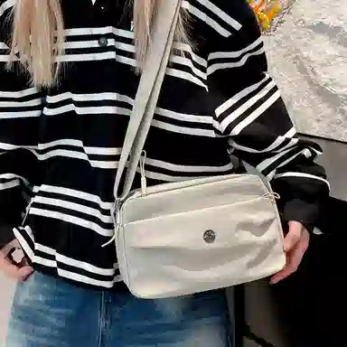 老人头 百搭休闲通勤枕头包轻便实用运动骑行 织物 斜挎包 女款 多色