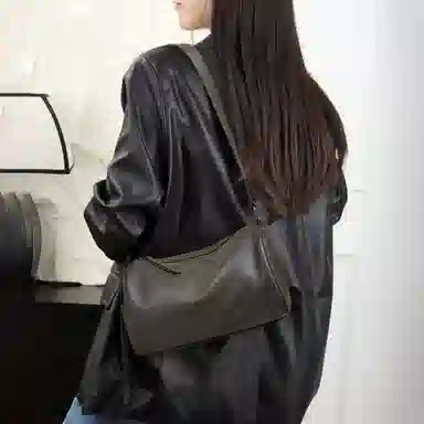 老人头 经典优雅简约时尚百搭 头层牛皮 单肩包 常规 女款 多色