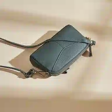 老人头 百搭优雅通勤轻便高级质感简约 头层牛皮 单肩包 女款 多色