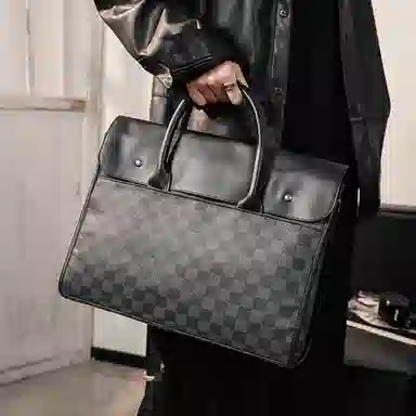 Laorentou Briefcase Black/Grey