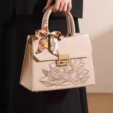 老人头 新中式国风时尚潮流 合成革 单肩斜挎手提包 常规 女款 多色