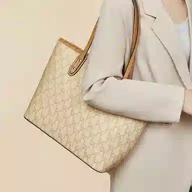 老人头 百搭时尚通勤高级感 合成革 单肩包 常规 女款 多色