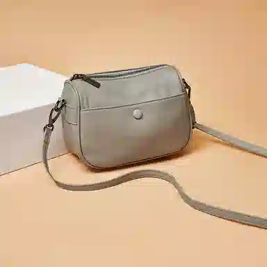 老人头 气质通勤简约时尚百搭高级感 牛皮 斜挎单肩包 常规 女款 多色