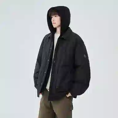 MIIOW Trend Party Series 90 Duck Down Retro Hoodie Jacket