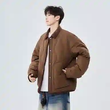 MIIOW Trend Party Series 90 Duck Down Retro Hoodie Jacket