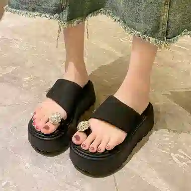 美洲爵士 小香风气质 时尚百搭人字拖鞋 女款