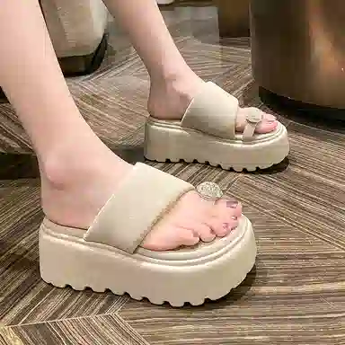 美洲爵士 小香风气质 时尚百搭人字拖鞋 女款