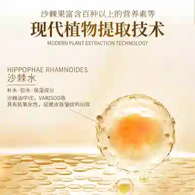 徐海莉 沙棘果补水保湿面膜 紧致滋润清洁 多种肤质