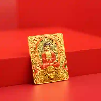 【正财偏财滚滚来】 千桐 诸事顺利 新中式国潮复古唐卡  光速上岸#好运 合金 挂件 男女同款情侣款