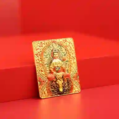 【正财偏财滚滚来】 千桐 诸事顺利 新中式国潮复古唐卡  光速上岸#好运 合金 挂件 男女同款情侣款