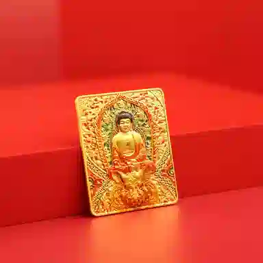 【正财偏财滚滚来】 千桐 诸事顺利 新中式国潮复古唐卡  光速上岸#好运 合金 挂件 男女同款情侣款