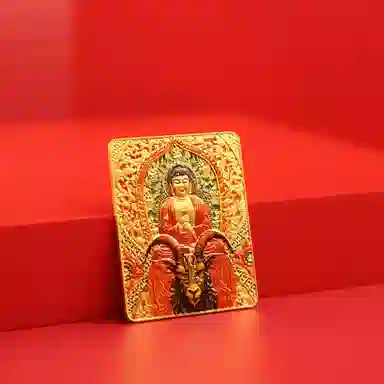 【正财偏财滚滚来】 千桐 诸事顺利 新中式国潮复古唐卡  光速上岸#好运 合金 挂件 男女同款情侣款