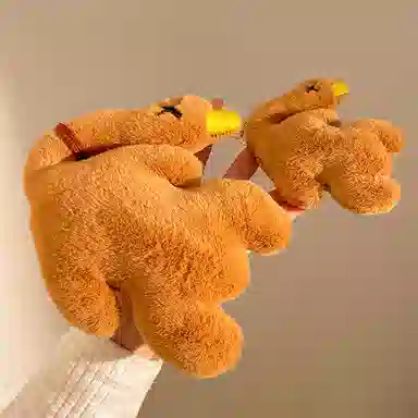 千桐 可爱烤大鹅烤鸭升级款卡通治愈创意手机绳包包挂饰行李箱卡通玩偶#好运 毛绒 挂件 男女同款情侣款