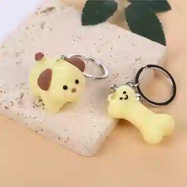 千桐 骨头 行李箱书背包挂饰#好运 亚克力 挂件 男女同款情侣款